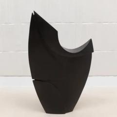 Patrick Coard Modern Abstract XXL Sculpture in Black Oak by Patrick Coard Paris - 3847062