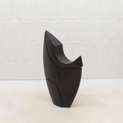 Patrick Coard Modern Abstract XXL Sculpture in Black Oak by Patrick Coard Paris - 3847063