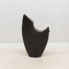 Patrick Coard Modern Abstract XXL Sculpture in Black Oak by Patrick Coard Paris - 3847066