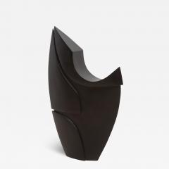 Patrick Coard Modern Abstract XXL Sculpture in Black Oak by Patrick Coard Paris - 3855122