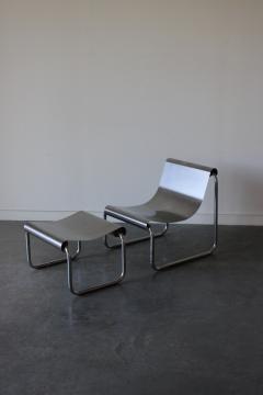 Patrick Gingembre Armchair and Ottoman by Patrick Gingembre France 1970s - 4715204