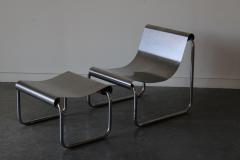 Patrick Gingembre Armchair and Ottoman by Patrick Gingembre France 1970s - 4715217
