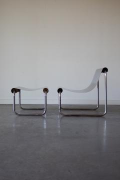 Patrick Gingembre Armchair and Ottoman by Patrick Gingembre France 1970s - 4715240