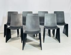 Patrick Naggar Eight Positano Black Foundry Dining Chairs by Patrick Naggar for Ralph Pucci - 4164260