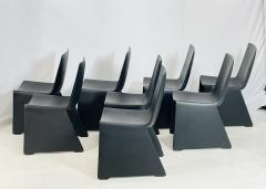 Patrick Naggar Eight Positano Black Foundry Dining Chairs by Patrick Naggar for Ralph Pucci - 4164261
