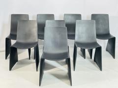 Patrick Naggar Eight Positano Black Foundry Dining Chairs by Patrick Naggar for Ralph Pucci - 4164262
