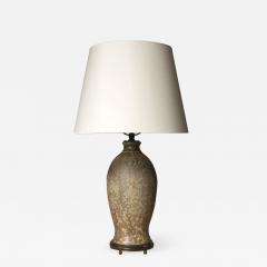 Patrick Nordstrom Table lamp with exquisite mottled glaze and mounts by Patrick Nordstr m - 1042122