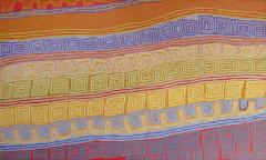 Patrick Tjungurrayi Aboriginal Contemporary Painting Tingari by Patrick Tjungurrayi Provenance - 4412872