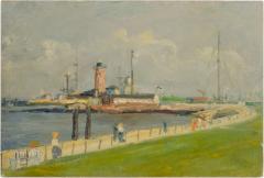 Paul Betyna German b 1887 d 1967 Cuxhaven painting  - 2252829