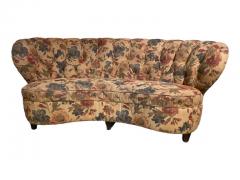 Paul Boman Finnish Design Curved Sofa Attributed to Paul Boman Circa 1940s - 3962157