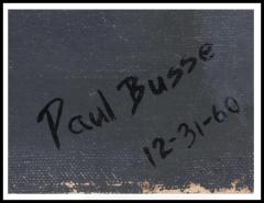 Paul Busse Mid Century Abstract Painting Signed Paul Busse - 3880758