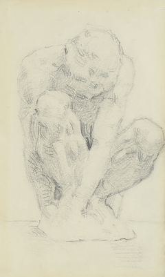 Paul C zanne Study after a sculpture of Atlas crouching Year unknown - 2923500