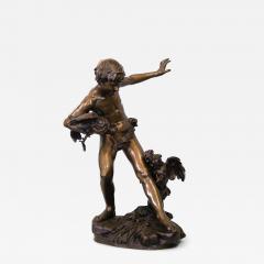 Paul Chevre Boy Separating Fighting Cocks France Canada - 4788343