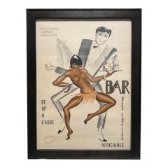 Paul Colin dApr s Bar Des Folies Africaines Jos phine Baker Poster c 1950 - 4333512