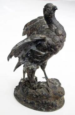 Paul Comolera Finely Rendered French Spelter Figure of a Pheasant Signature P Comolera - 3453364