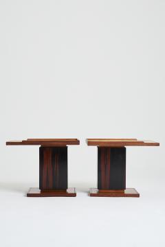 Paul Dupr Lafon Pair of Velum Side Tables in the manner of Paul Dupr Lafon - 2017742