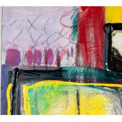 Paul Ecke Expressionist Diptych Oil Painting by Paul Ecke The House Party - 4488945