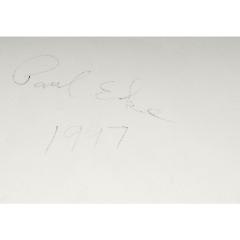 Paul Ecke Huge Expressionist Oil Painting by Paul Ecke Contemplation - 4488947