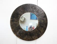 Paul Evans 1970s Brutalist Paul Evans Style Wall Mirror - 1133615