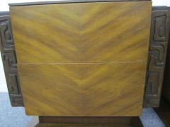 Paul Evans 2 Paul Evans Style Sculptural Brutalist Walnut Night Stands Mid century Modern - 1775307