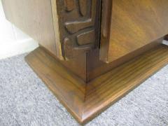 Paul Evans 2 Paul Evans Style Sculptural Brutalist Walnut Night Stands Mid century Modern - 1775308