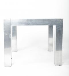 Paul Evans Aluminum and Brass Parsons Table in the style of Paul Evans - 1336859