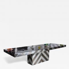 Paul Evans American Modern Mixed Metal Extension Dining Table Paul Evans - 4289810