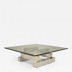 Paul Evans American Post War Design Aluminum Brass Coffee Table - 464914