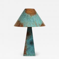 Paul Evans Artisan Patinated Copper Table Lamp 1970s - 2240931