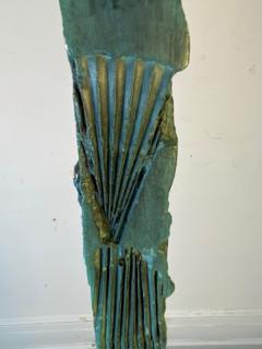 Paul Evans BRUTALIST BRONZE VERDIGRIS TRIPOD FLOOR LAMP IN THE MANNER OF PAUL EVANS - 1797947