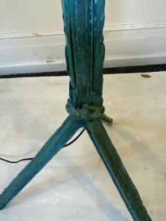 Paul Evans BRUTALIST BRONZE VERDIGRIS TRIPOD FLOOR LAMP IN THE MANNER OF PAUL EVANS - 1797970