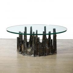Paul Evans Bronze Stalagmite Coffee Cocktail Table - 4338374