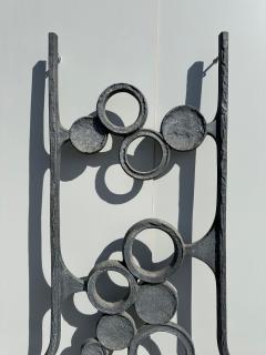 Paul Evans Brutalist Aluminum Door Grill Wall Sculpture - 3557007