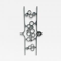 Paul Evans Brutalist Aluminum Door Grill Wall Sculpture - 3560465