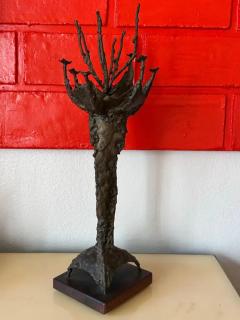 Paul Evans Brutalist Bronze Sculpture by Ralph Tazian - 4131280
