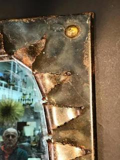 Paul Evans Brutalist Eye Form Mirror in the Manner of Paul Evans - 413409