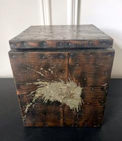 Paul Evans Brutalist Metal Patchwork Box with Insert Paul Evans - 2394916