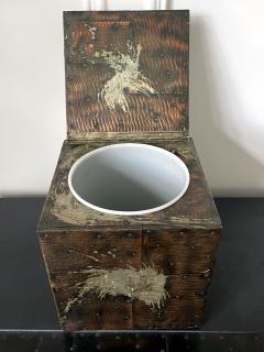 Paul Evans Brutalist Metal Patchwork Box with Insert Paul Evans - 2394921