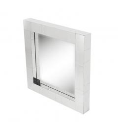Paul Evans Chrome Midcentury Square Cityscape Mirrors in the Style of Paul Evans - 1738855