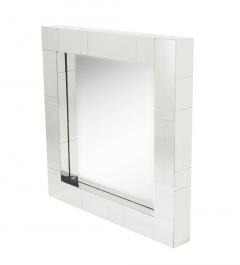 Paul Evans Chrome Midcentury Square Cityscape Mirrors in the Style of Paul Evans - 4292929