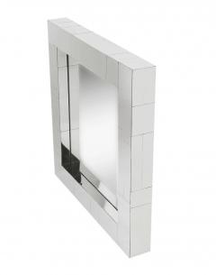 Paul Evans Chrome Midcentury Square Cityscape Mirrors in the Style of Paul Evans - 4292931