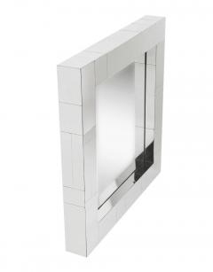 Paul Evans Chrome Midcentury Square Cityscape Mirrors in the Style of Paul Evans - 4292936