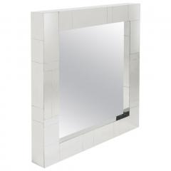 Paul Evans Chrome Midcentury Square Cityscape Mirrors in the Style of Paul Evans - 4292938