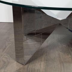 Paul Evans Cityscape Cocktail Table in Patchwork Polished Chrome Documented by Paul Evans - 1507759
