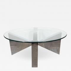 Paul Evans Cityscape Cocktail Table in Patchwork Polished Chrome Documented by Paul Evans - 1509294