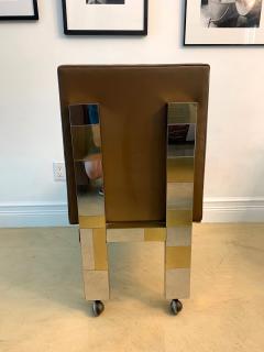 Paul Evans Cityscape Leather Desk Chair with Castors by Paul Evans for Directional - 1029050