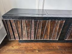 Paul Evans Deep Relief Steel Front Sideboard Cabinet PE 42 by Paul Evans - 3665656
