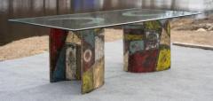 Paul Evans Exceptional Paul Evans for Directional Model PE24 Brutalist Welded Dining Table - 3975307