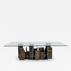 Paul Evans Exceptional Sculpted Bronze Dining Table by Paul Evans - 72043