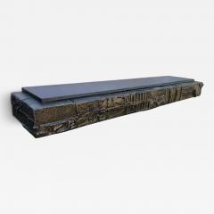 Paul Evans Fantastic Paul Evans Brutalist Goop Wall Console Table Mid Century Modern - 3402135